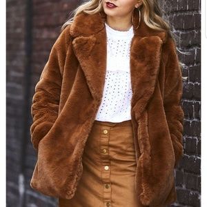 Jessica Simpson Faux Fur Coat